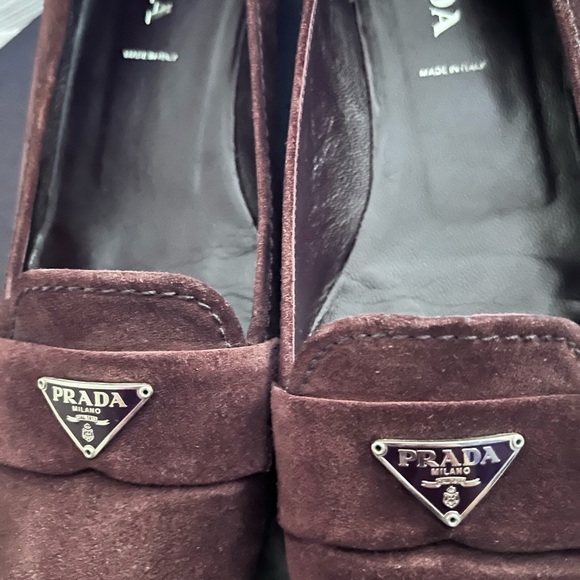 Prada brown Suede woman flats - Picture 4 of 8